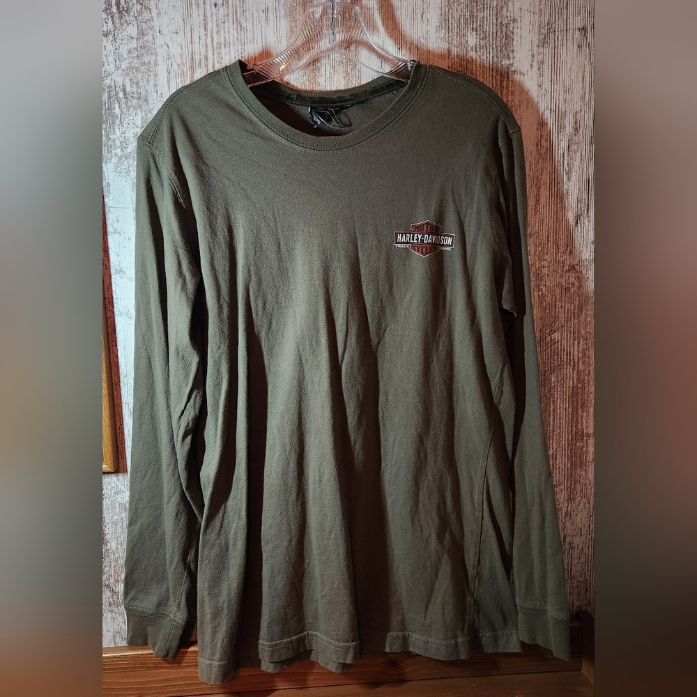 Harley-Davidson Men's Dark Gray Long Sleeve Shirt